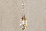 Julia Failey Eco Friendly Dragonfly Necklace, Reclaimed Sterling Silver and 24kt Vermeil jewlery